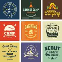 Camp graphics & badges