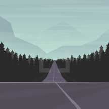 road illustration 
