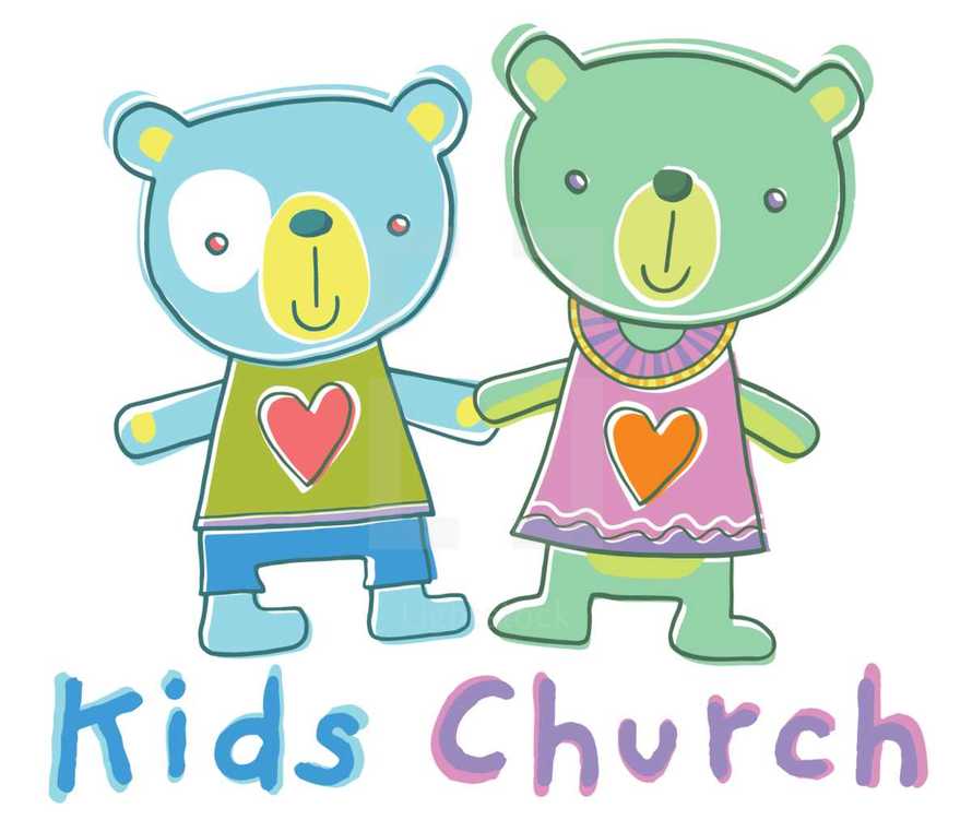 Kids Church with teddy bears 