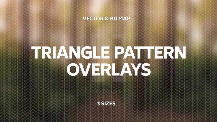 Triangle Pattern Overlays (3 sizes)