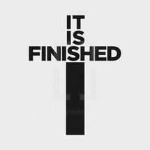 It is Finished words