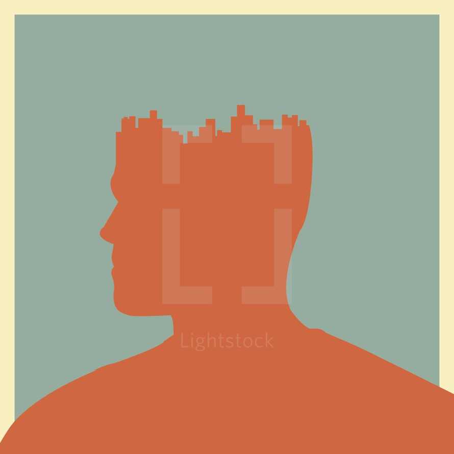 man with a city in his head 