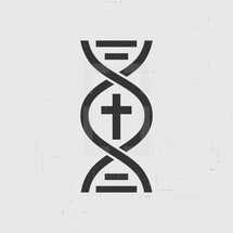 Cross in the centre of a DNA strand