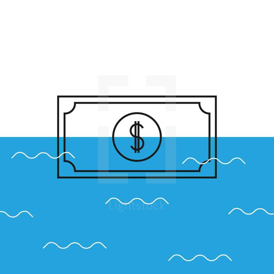 drowning in debt 