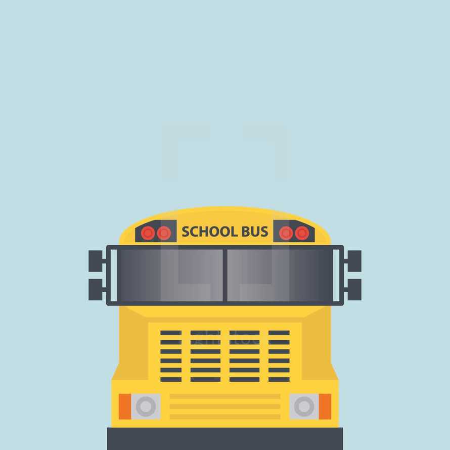 school bus illustration.