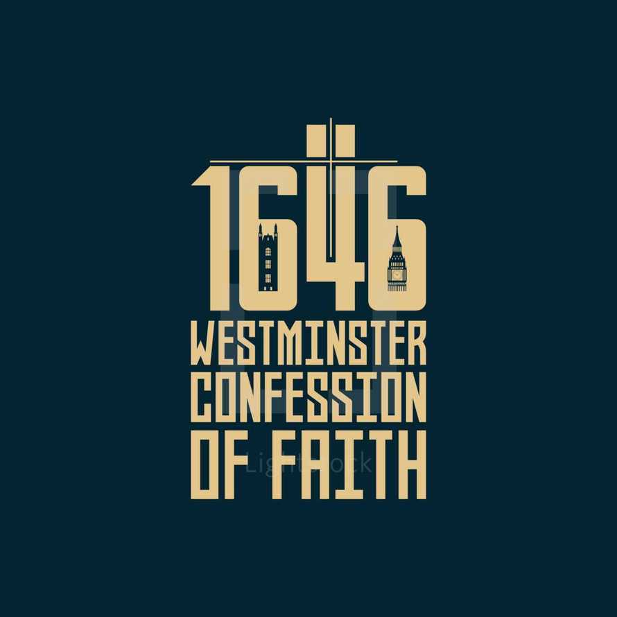 Reformed christian art. 1646 The Westminster Confession of Faith.