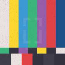television color bars background.