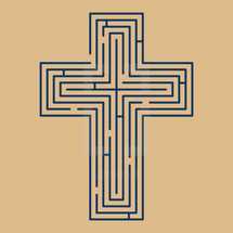 labyrinth cross