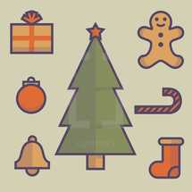 traditional Christmas icons 