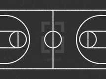 basketball court illustration.