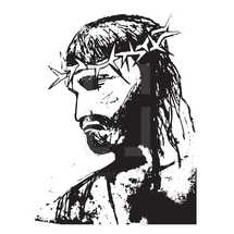 sketch of Jesus 