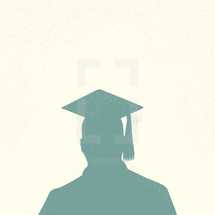 graduate silhouette 