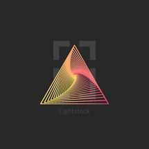 abstract triangle 