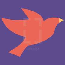 Vector of bird flying, easily scalable, change the colors or use as is. 