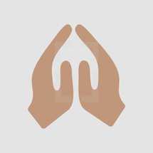 praying hands icon
