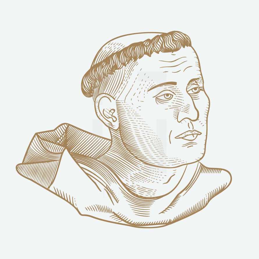 Martin Luther sketch 