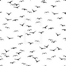 flying birds background pattern 