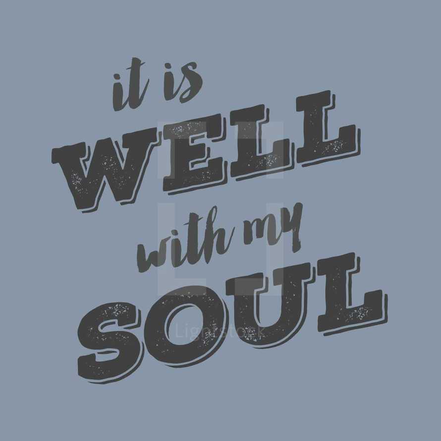 it is well with my soul 