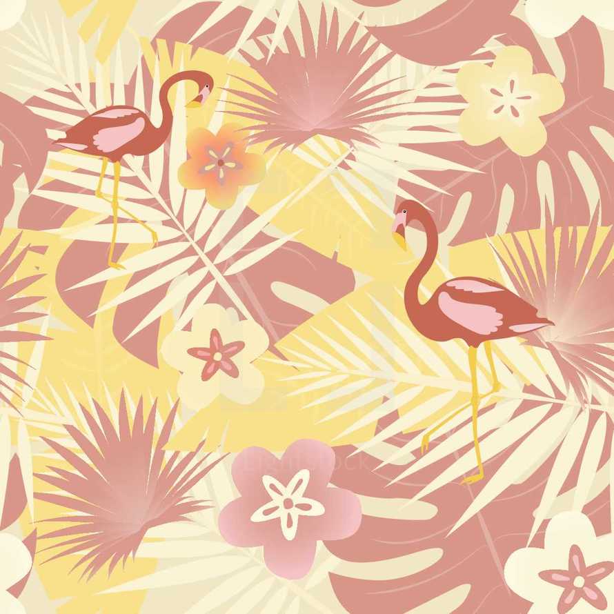 tropical themed pattern 