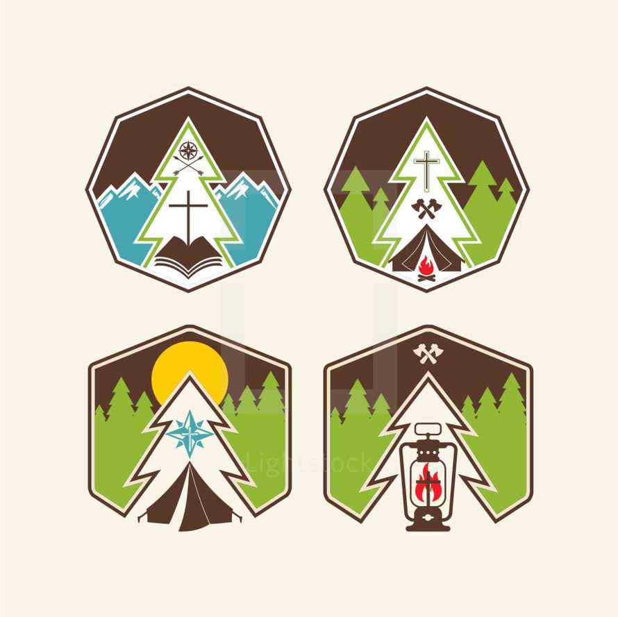 camp icons 