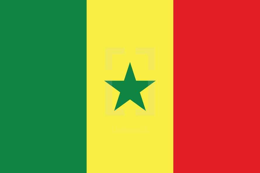 Flag of Senegal 