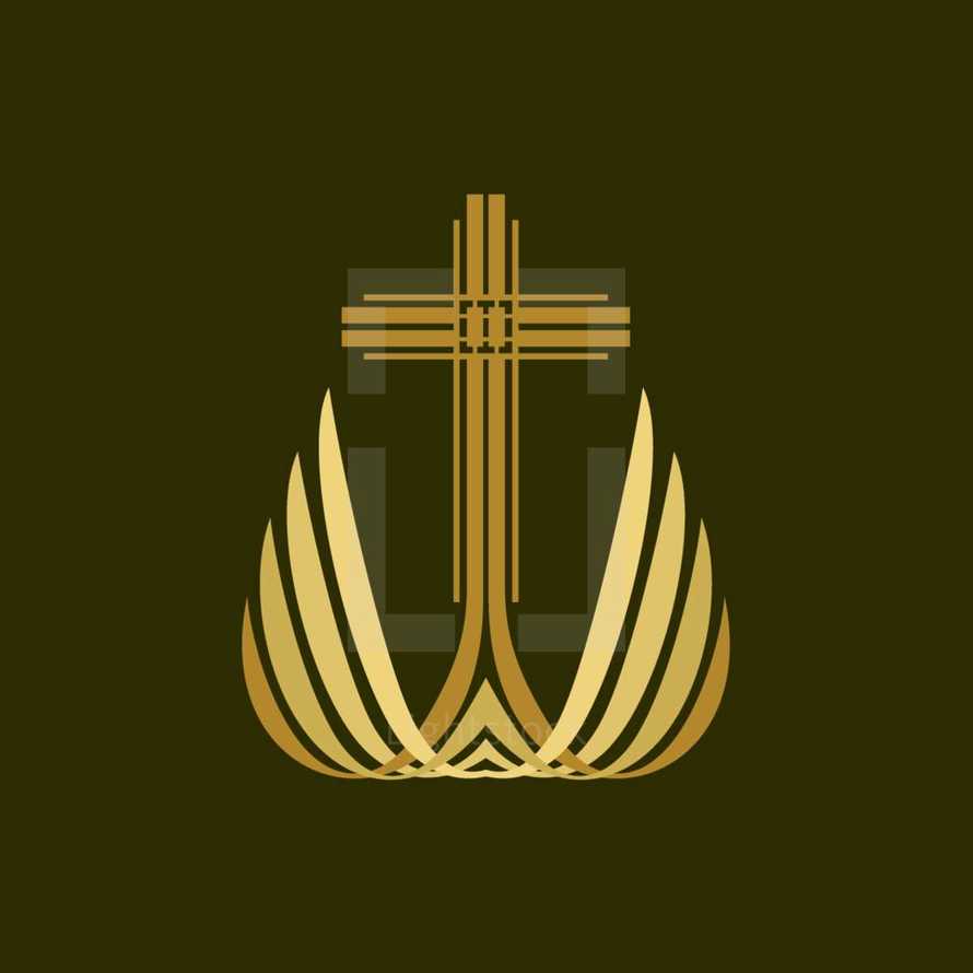 cross with wings logo 
