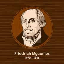 Friedrich Myconius (1490 - 1546) was a German Lutheran theologian and Protestant reformer. He was a colleague of Martin Luther.