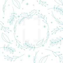 holiday floral background 