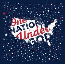 United States of America, One Nation Under God
