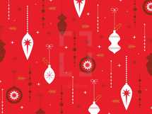 Christmas ornaments pattern 