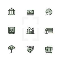 finance icons 