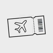 airplane ticket 