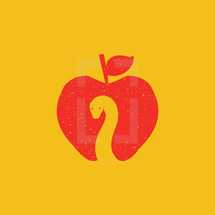 apple with serpent 