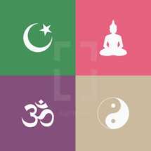 religions icons.