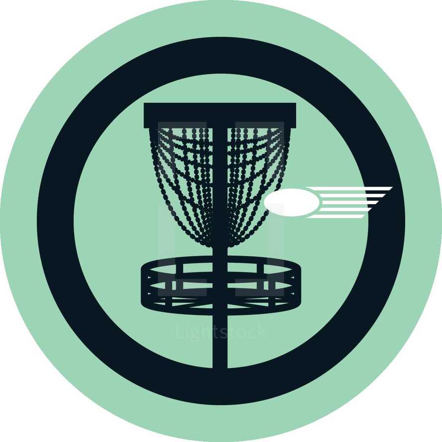 frisbee golf icon 