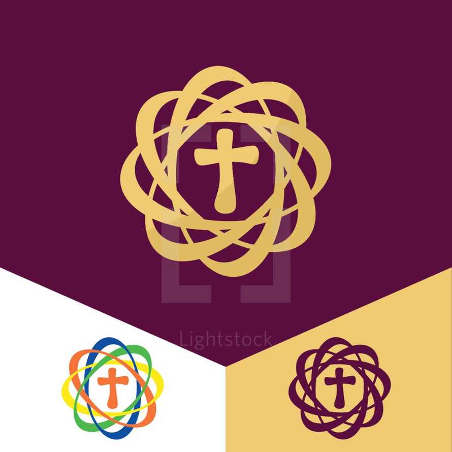 atomic cross logo