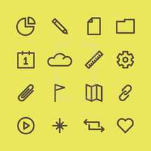 simple web icons 