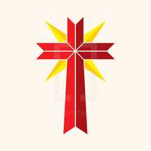 red and yellow cross 