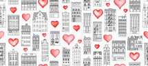 heart and homes background 