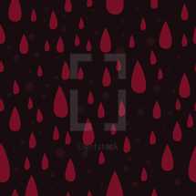 raining blood drops 