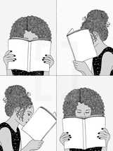 women reading 