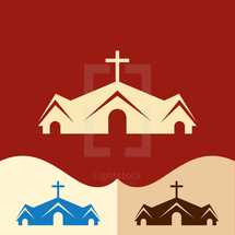 church building logo 