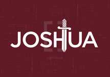 Joshua logo with a sword