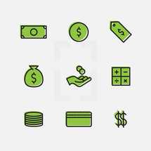finance and money icons 