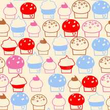 cupcakes pattern 
