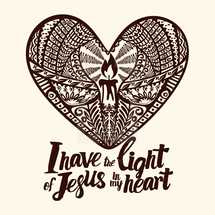 I have the light of Jesus in my heart 