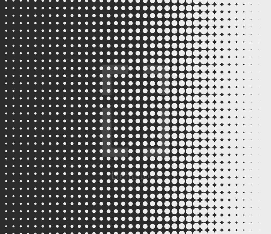 black and white dots pattern 