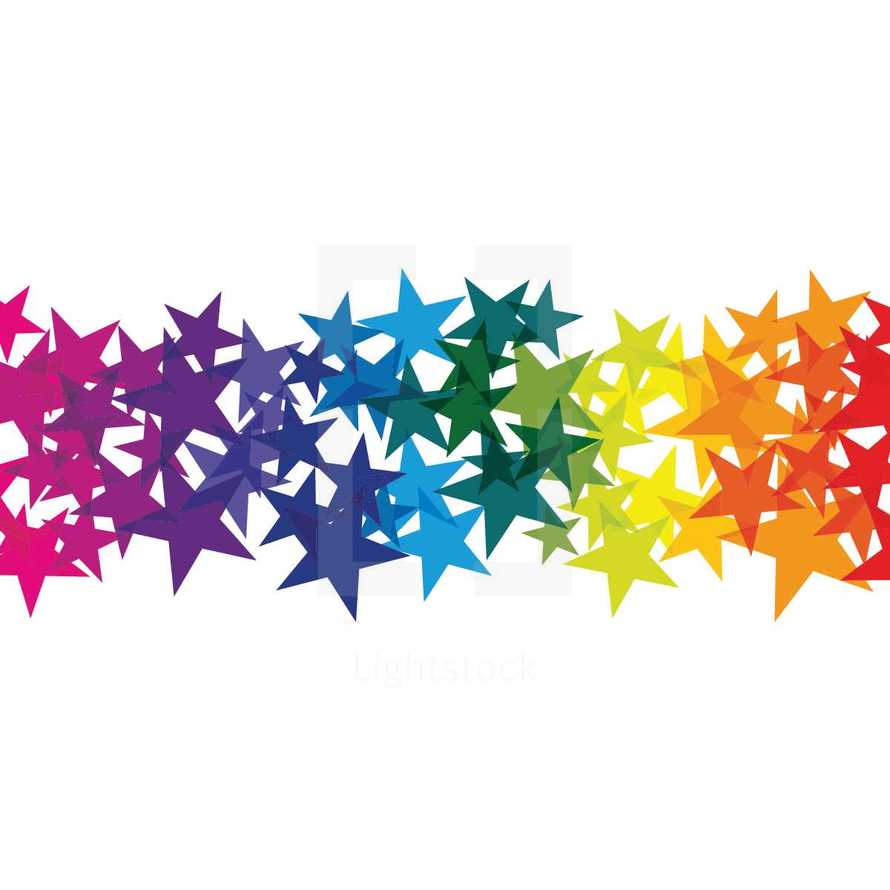 colorful stars 