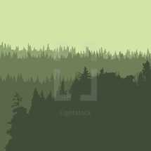 forest illustration.
