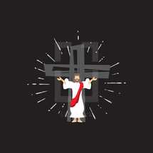 Jesus and cross 